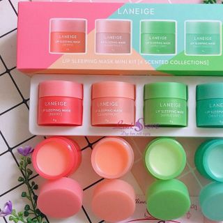 Set dưỡng môi Laneiges 4 hũ