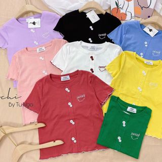 áo croptop cổ tròn