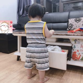 Bộ cotton ba lỗ cho bé trai, bộ ba lỗ cho bé gái co giãn 4 chiều