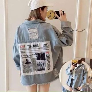 Áo khoác jean unisex phong cách