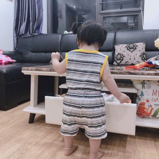 Bộ cotton ba lỗ cho bé trai, bộ ba lỗ cho bé gái co giãn 4 chiều