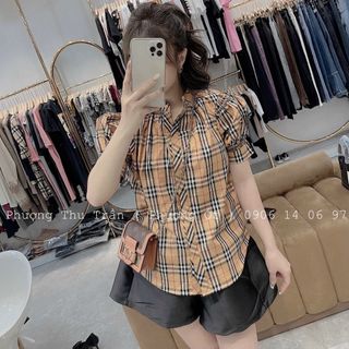 Áo bbr tay ngắn cổ bo