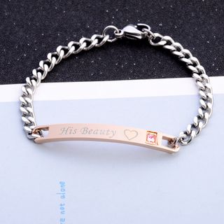 Vòng tay đôi cá tính cho các bạn trẻ (Vòng tay His Queen - Her King/ His Beauty - Her Beast)