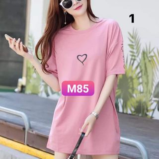 M85 - áo form dài giấu quần in tim