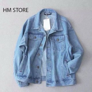 Áo khoác jean trơn unisex