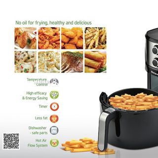 NỒI CHIÊN KHÔNG DẦU MATIKA MTK-9160 6.0 LÍT CÔNG SUẤT 1800W