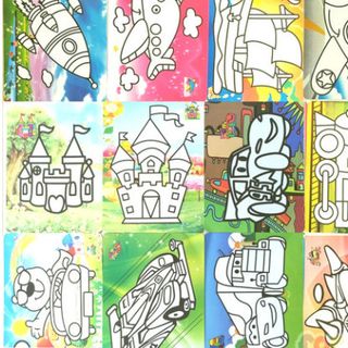 Tranh cát 21 x27cm kèm 9 bịch cát