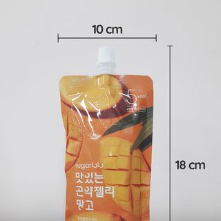 Nước Thạch Trái Cây Hàn Quốc Thơm Ngon Cho Trẻ Em Sugarlolo Thùng 40 bịch 150ml - Vị Xoài