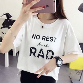 M04 - áo thun nữ in chữ RAD