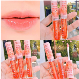 Son dưỡng môi quả đào Juici Peach Lip Oil Magic Hasayal Girl