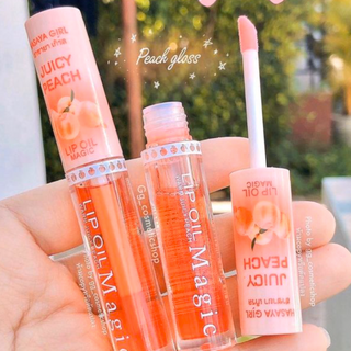 Son dưỡng môi quả đào Juici Peach Lip Oil Magic Hasayal Girl