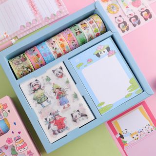 HỘP 10 WASHI SỔ NOTE 10 STICKER