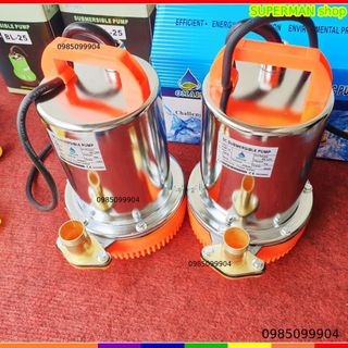 Bơm hút đáy an toàn bơm chìm inox ZQB inox dùng điện 12V 24V công suất 180W