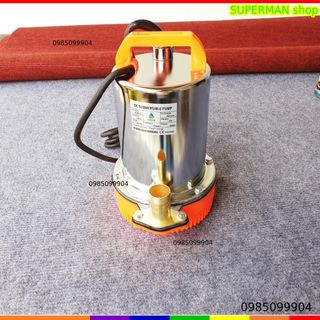 Bơm hút đáy an toàn bơm chìm inox ZQB inox dùng điện 12V 24V công suất 180W