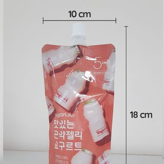 [KHÔNG ĐƯỜNG] Nước Thạch Trái Cây Hàn Quốc Sugarlolo Thùng 40 Bịch 150ml - Vị Yogurt
