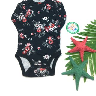 BodySuit dài tay họa tiết hoa thời trang đáng yêu dành cho Bé Gái BS055 giá sỉ