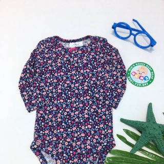 BodySuit dài tay họa tiết hoa thời trang đáng yêu dành cho Bé Gái BS055