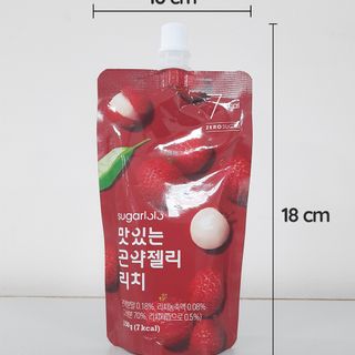 Nước Thạch Trái Cây Hàn Quốc Thơm Ngon Cho Trẻ Em Sugarlolo Thùng 40 bịch 150ml - Vị Vải