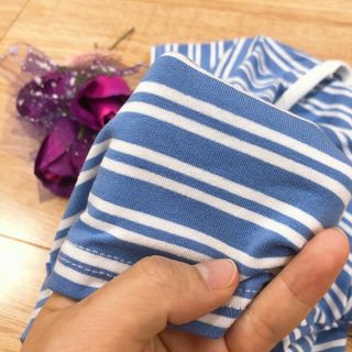 Bộ cộc tay kẻ cho bé trai, bé gái, bộ mặc nhà cho bé cotton co giãn 4 chiều