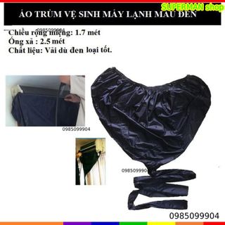 Áo trùm vệ sinh máy lạnh Túi trùm xịt rửa vệ sinh điều hòa treo tường loại tốt