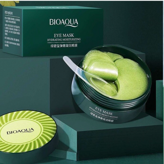Hộp 60 miếng Nạ Mắt Collagen Màu Xanh Lá Cây Dưỡng Ẩm Xóa Bỏ Quầng Thâm