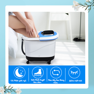 [ HOA KỲ] Bồn Ngâm Chân, Massage Chân SereneLife SL12, Bảo hiểm 2 tỷ