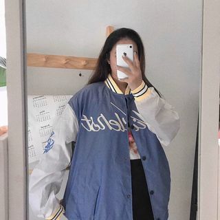 Áo khoác dù kiểu bomber form cánh dơi chất dù 2 lớp bao đẹp