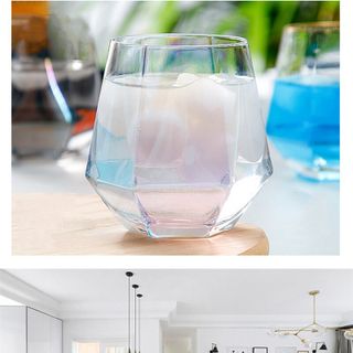 Bộ 6 cốc thủy tinh 310ml kiểu đế lục giác sang trọng