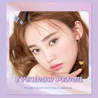 Chì kẻ mày 2 đầu Kiss Beauty tím