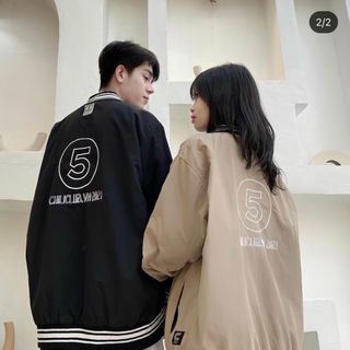 Áo khoác dù kiểu bomber bên trong lót das dày
