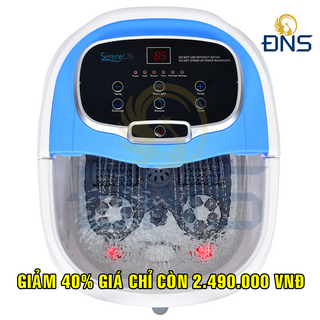 [ HOA KỲ] Bồn Ngâm Chân, Massage Chân SereneLife SL12, Bảo hiểm 2 tỷ