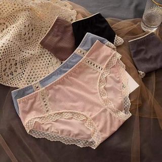 Quần lót cotton viền ren 1689