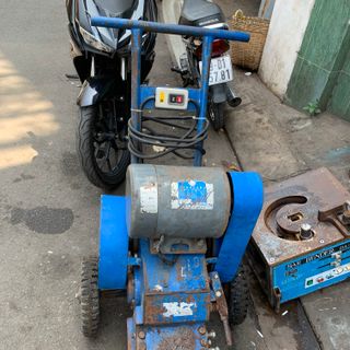 Máy chặt sắt 2 bánh xe nội địa Hàn Quốc điện zin 220v