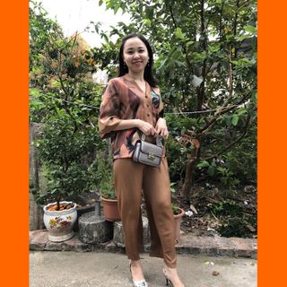 Bộ Lam Đi Chùa Cao Cấp - Bộ Lụa Nữ Cao Cấp