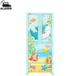 TỦ NHỰA WING 2 CÁNH – 3 NGĂN DUY TÂN – MÃ 1158