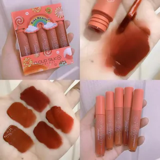 Set 5 Son kem Could Silk Cầu Vồng