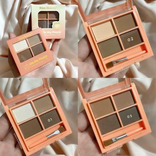 Bột tán chân mày Kiss Beauty Oh My Peach