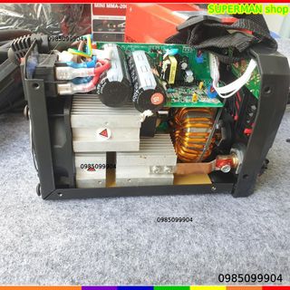 Máy hàn siêu nhỏ Weweld Mini siêu khoẻ MMA 200A DÂY HÀN LÕI ĐỒNG BẢO HÀNH 18T