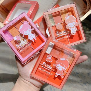 Phấn mắt 10 ô iMan Makeup Cô Gái nhủ kim tuyến