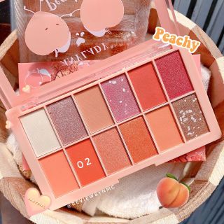 Phấn mắt 12 ô Any Lady Peach Cặp Tim