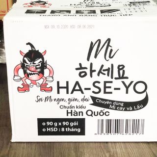 [Bán Sỉ] Mì cay Hàn Quốc Ha - Se - Yo 90 gói/Thùng