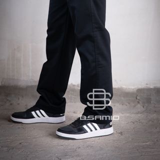 Quần Kaki trung niên không ly màu đen 01