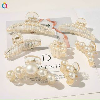 SET 7 KẸP TÓC ĐÍNH ĐÁ NGỌC TRAI giá sỉ