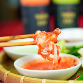 Nước chấm thịt nướng, nước chấm hải sản - Muối ớt sừng đỏ Thích Cay