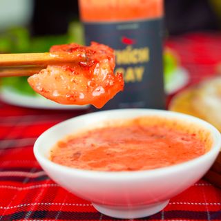 Nước chấm thịt nướng, nước chấm hải sản - Muối ớt sừng đỏ Thích Cay