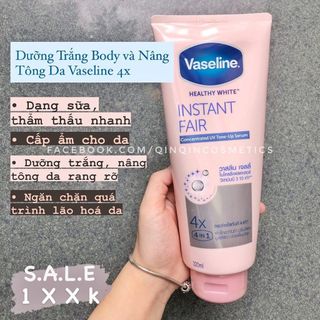 Sữa Dưỡng Thể Trắng Da Vaseline 4X Healthy White Instant Fair Serum Thái Lan giá sỉ