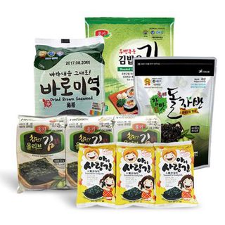 Lốc 3 Gói Rong Biển Nướng dầu oliu Humanwell 4gx3gói