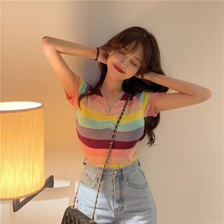 ÁO KIỂU TAY NGẮN NHIỀU MÀU