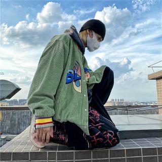 Áo khoác nhung kiểu bomber Blackair
