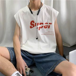 Áo thun ba lỗ in super